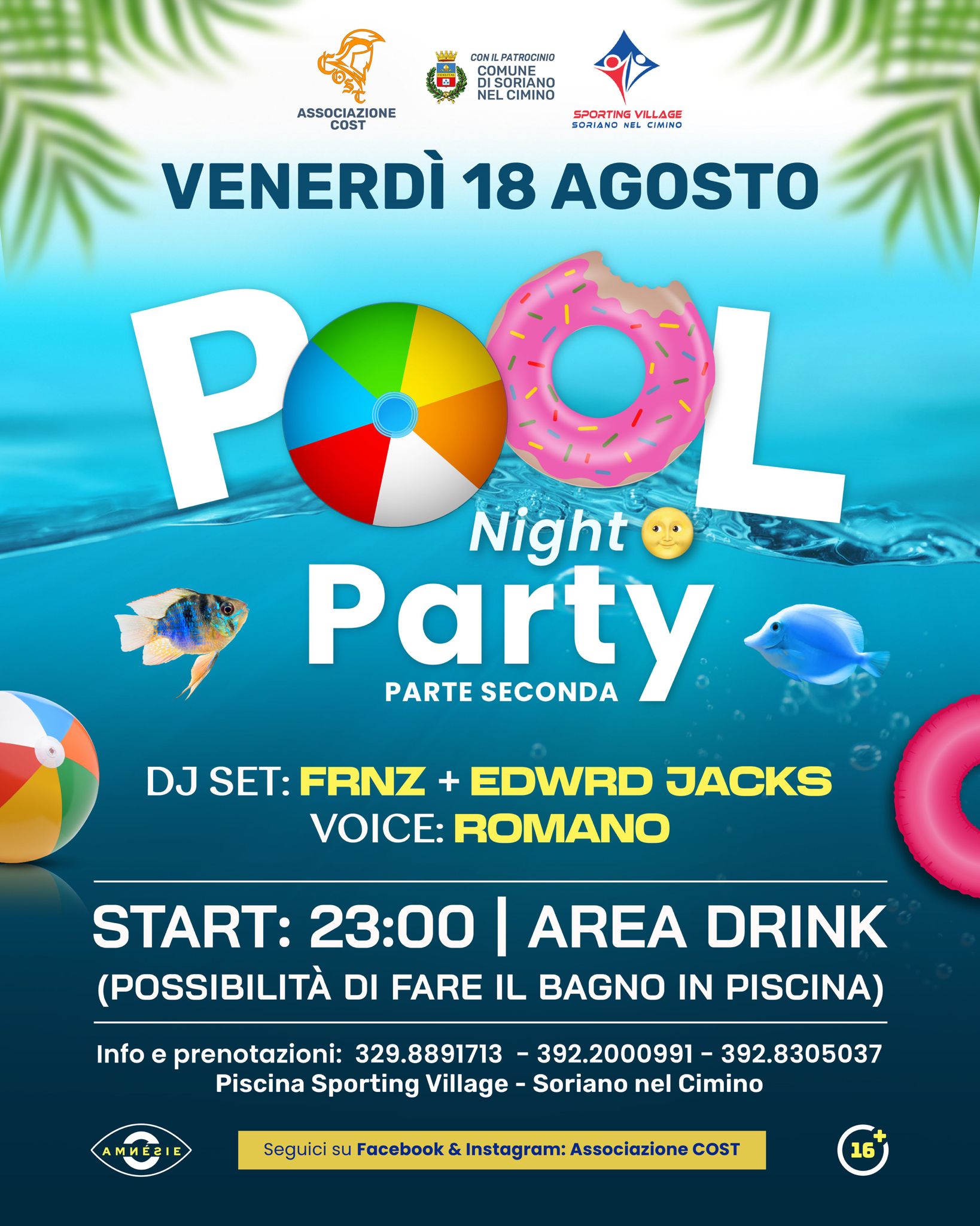 Pool Night Party - 18 agosto 2023